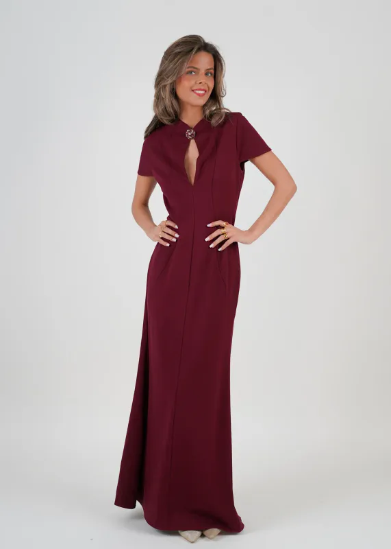 MILA DRESS Bordeaux