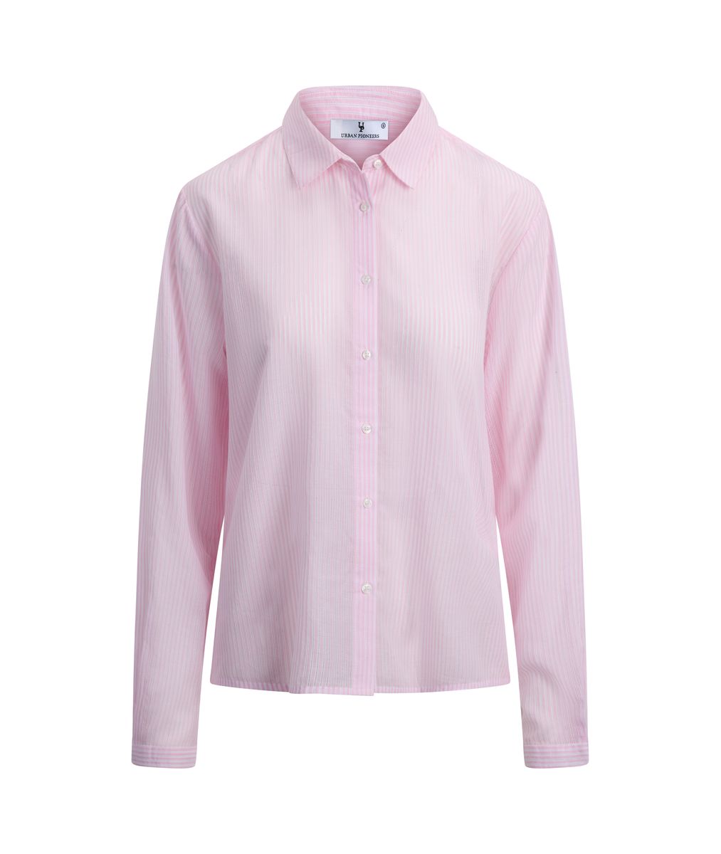 AJA SKJORTE Rosa Striper