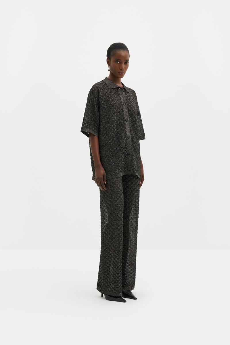 ALISSA PANTS Black Metallic